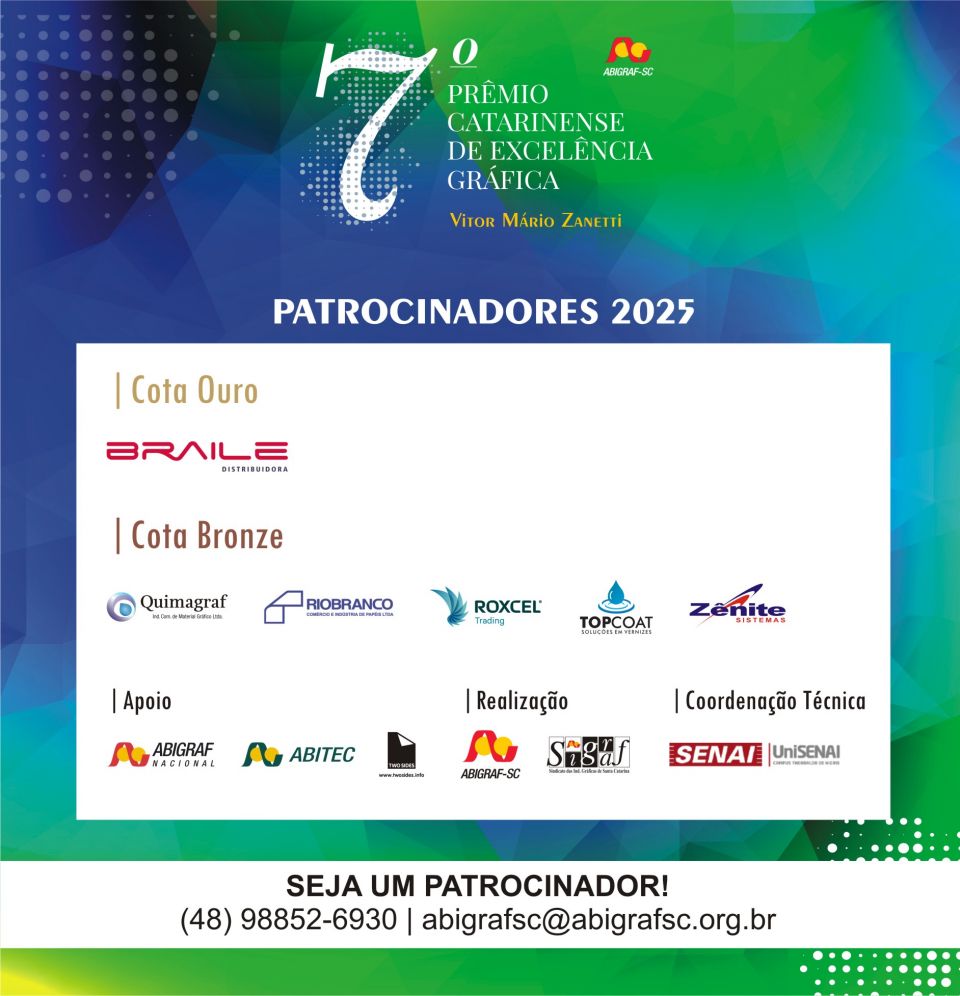 ABIGRAF/SC - Associao Brasileira da Indstria Grfica Regional Santa Catarina -