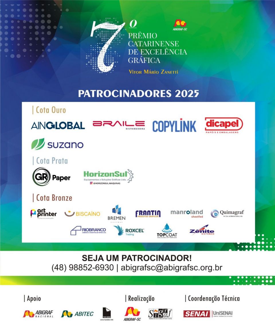 ABIGRAF/SC - Associao Brasileira da Indstria Grfica Regional Santa Catarina -